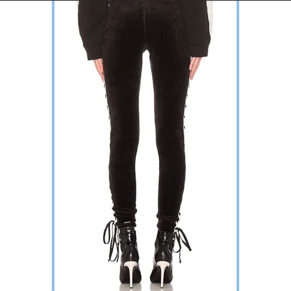 NEW Fenty by PUMA velour lace up leggings - medium. No tags. - Picture 4 of 8